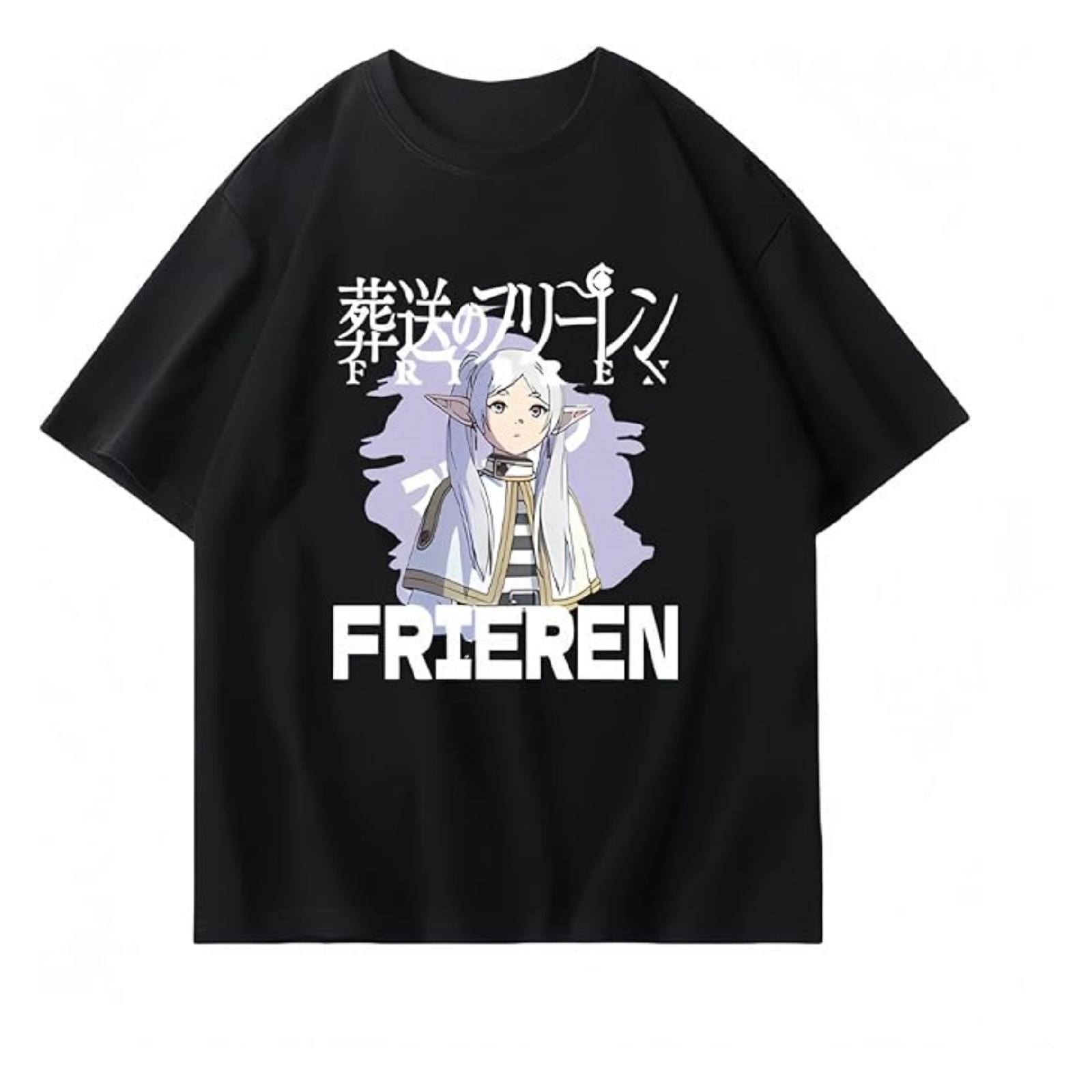 Frieren Anime Beyond Journey's End T-shirt Frieren Fern Stark Himmel ...