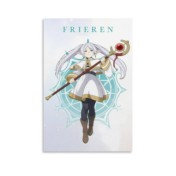 Frieren Art Comic Poster Picture Print Canvas Poster Wall Paint Art Posters Decor Modern Home Artworks Gift 12x18inch(30x45cm)