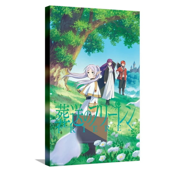 Frieren: Beyond Journey's End - Key Art Canvas Wall Poster, 14.725" x 22.375"