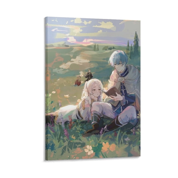 Frieren Beyond Journey's End Manga Poster Wall Art Poster Gifts Bedroom Prints Home Decor Hanging Picture Canvas Painting Posters 24x36inch(60x90cm)