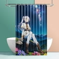 thumbnail image 1 of Frieren: Beyond Journey's End pattern Design polyester Fabric Shower Shower Curtain Liner Bathroom Washable 35.4 / 40 / 50 / 60*70IN, 1 of 7
