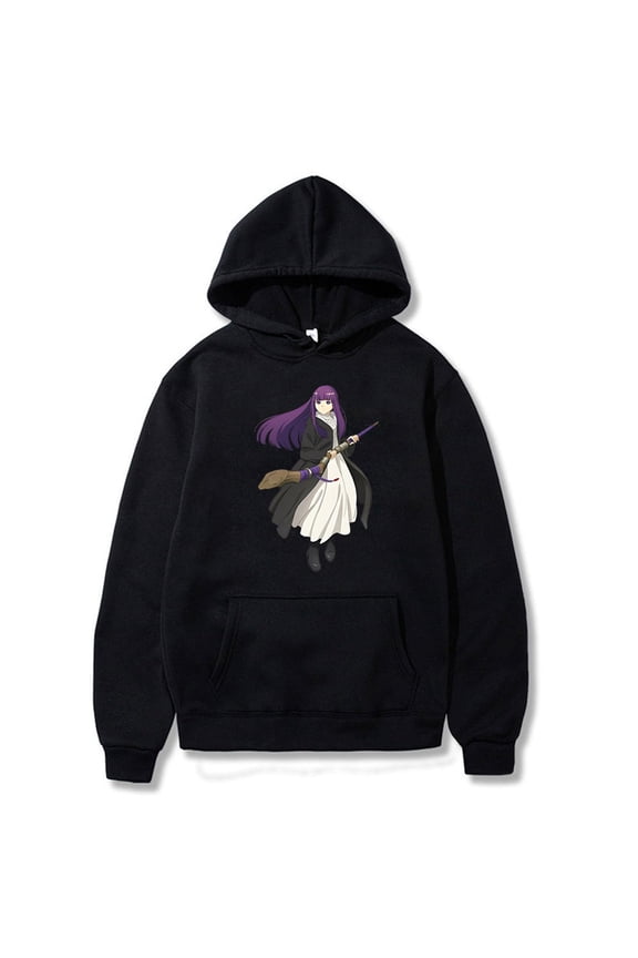 Frieren Beyond Journeys End Hoodies Anime Merch Casual Hooded Sweatshirt Unisex Clothing