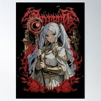 Frieren Heavy Metal Art Poster Wall Art, Modern Wall Decor For Living Room Bedroom, 8x12 UNFRAMED