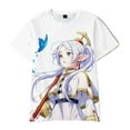 thumbnail image 1 of Frieren Logo T-Shirts Anime 3D Print Merch Tee Cosplay Women Men Fashion Harajuku Short Sleeve Top, 1 of 6