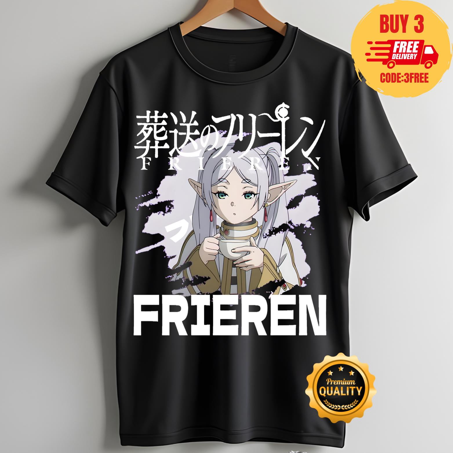 Frieren T-Shirt, Frieren Beyond Journey End TShirt, Sousou No Frieren ...