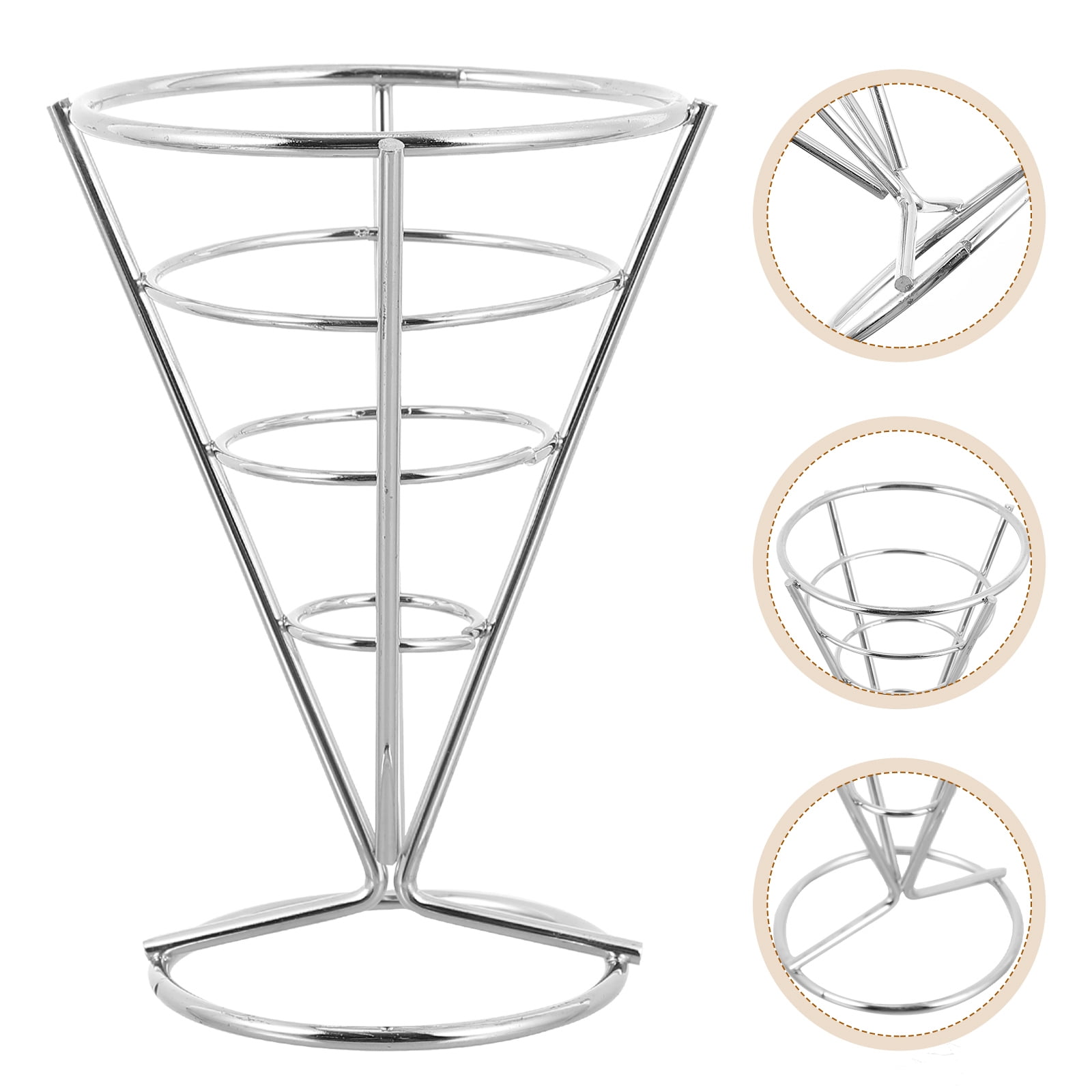 Fries Serving Rack French Fries Stand Food Frying Basket French Fries