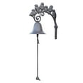 Frifer Gate Bell For Outdoor Fence Cast Iron Dinner Yard Bell Wall