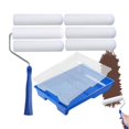Frifer Paint Roller Tool Kit House Painting Foam Applicator Rolling