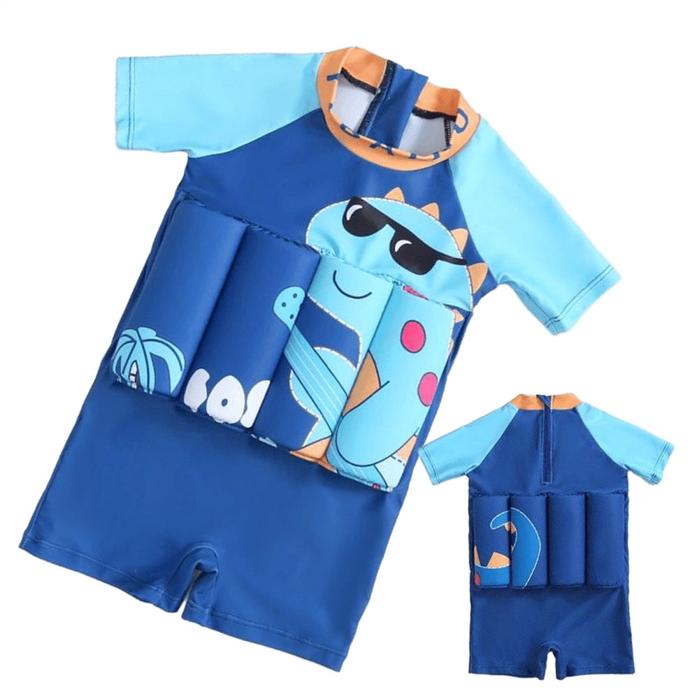 Frifer Toddler Floating Swimsuit Floatation Swimsuit Short Sleeve ...