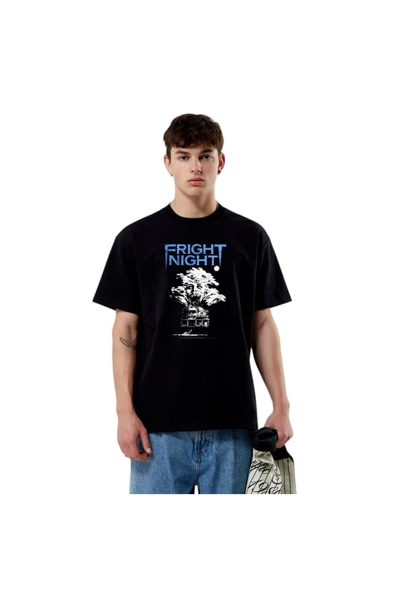 Fright Night 80s Horror Slasher Cult Movie Vampire T-Shirt, for men & women, up to size 5XL