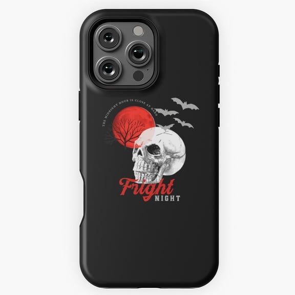 Fright Night Cool Halloween Skeleton Phone Case for iPhone 16 15 14 13 12 11 Pro Max M5901764