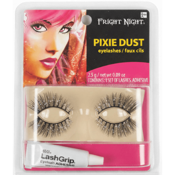 Fright Night - "Pixie Dust" Adhesive Top and Bottom Lid Eyelashes (Eyelash Glue Included)