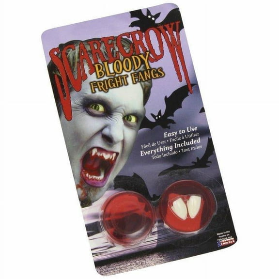 Fright Vampire Blood Caps One Size Tooth Caps Accessory Kit
