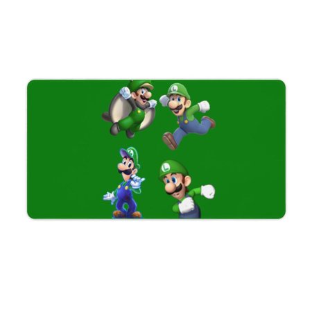 Frightened Luigi's Mansion Extended Gaming Mouse Pad No-sliped Large Desk Mat Stitched Edge Keyboard Mat Mousepad