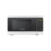 Frigidaire 0.7 Cu. Ft. Countertop Microwave Oven, 700 Watt Microwave with 10 Power Levels, White EMW733