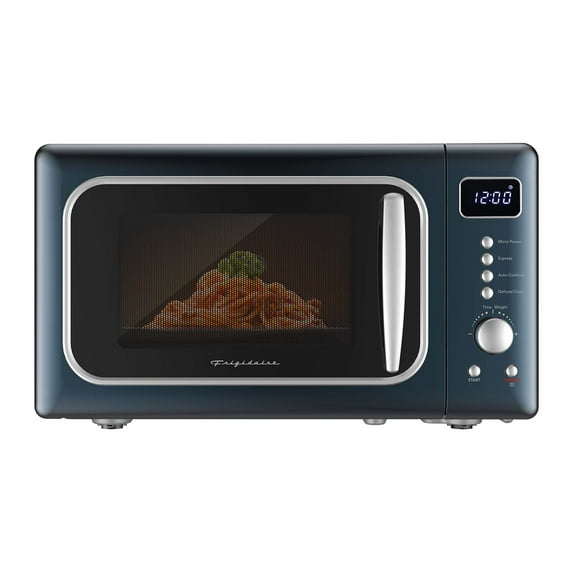 Frigidaire, 0.7 Cu. Ft. Retro Countertop Microwave Oven, Azure