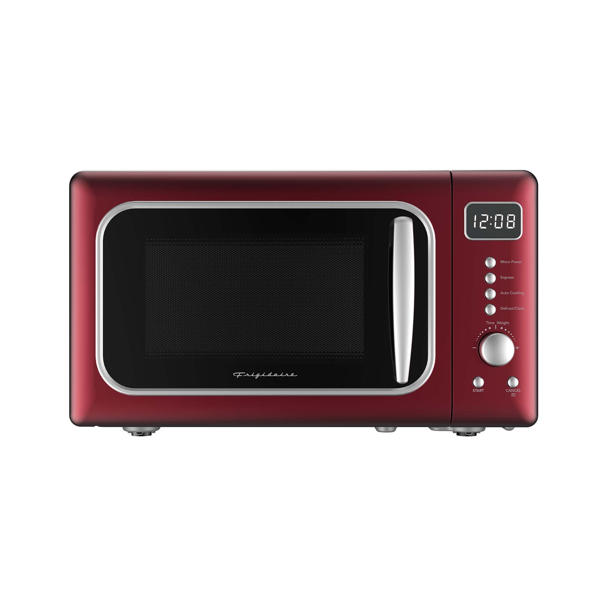Frigidaire 0.7 Cu. ft. 700 Watt Retro Countertop Microwave Oven, Merlot