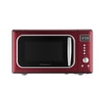 thumbnail image 1 of Frigidaire 0.7 Cu. ft. 700 Watt Retro Countertop Microwave Oven, Merlot, 1 of 10