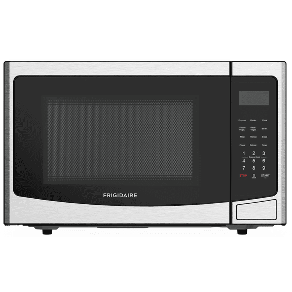 Frigidaire 1.2 Cu. ft. Countertop Microwave, 1000 Watt Microwave with Inverter Technology, 10 Power Levels, Stainless Steel