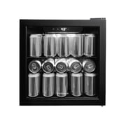 Frigidaire 1.3 Cu. ft. 36L Glass Door Beverage Refrigerator, 47 Can Capacity Mini Fridge with Touch Controls