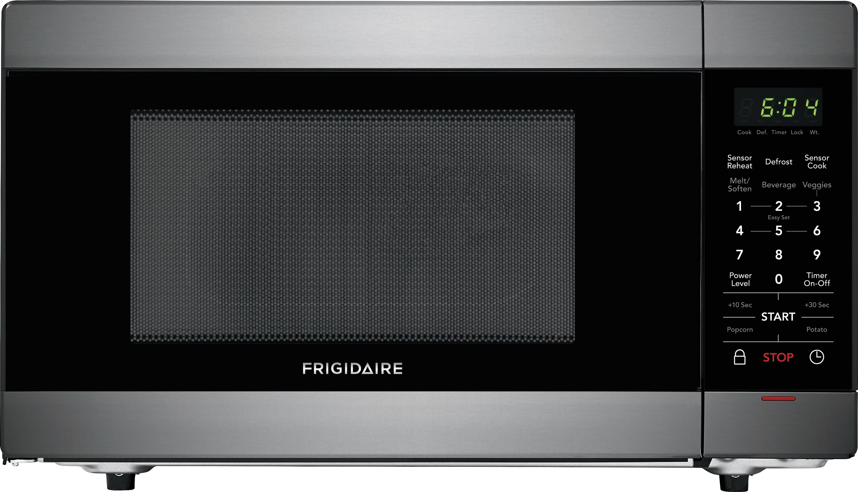 Frigidaire 1.4 cu. ft. Countertop Microwave Oven Black Stainless Steel 