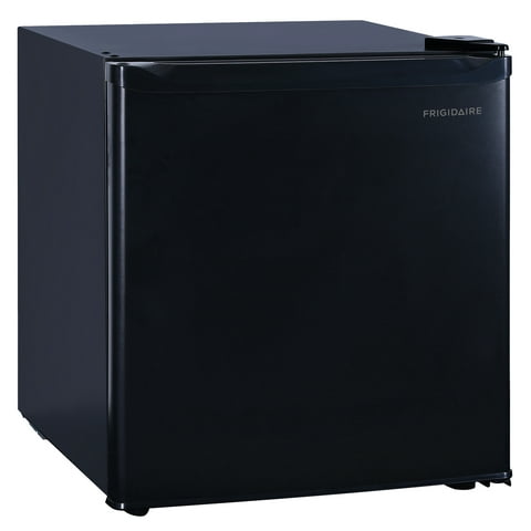 Frigidaire 1.6 Cu. ft. Compact Refrigerator with Freezer Compartment, Black Mini Fridge for Bedroom, Dorm, Office, Apartment