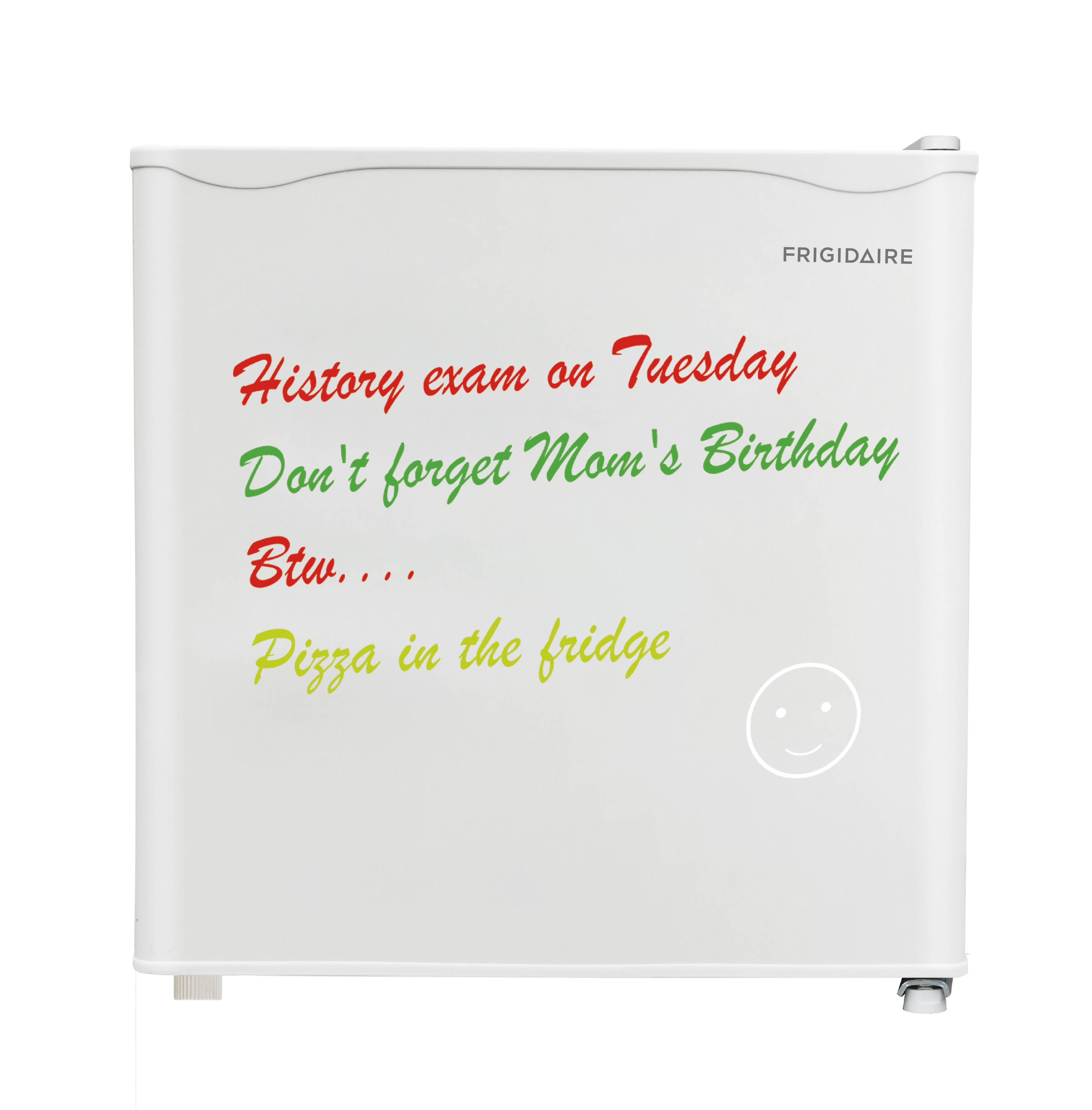 Frigidaire, 1.6 Cu. Ft. Eraser Board Compact Refrigerator, White