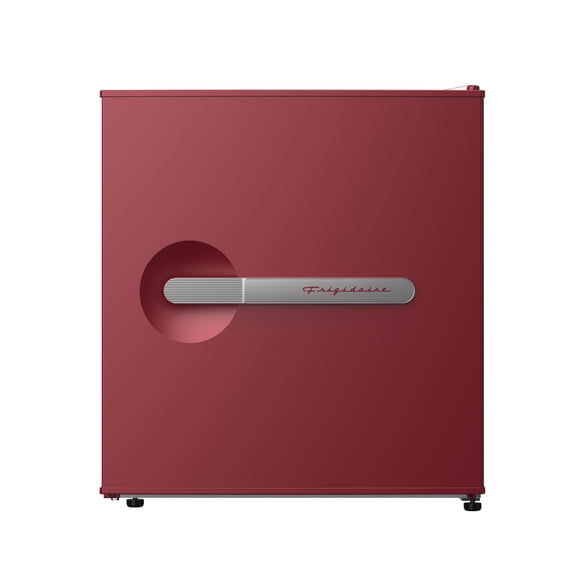 Frigidaire 1.6 Cu. ft. Retro Compact Refrigerator with Chiller Compartment, Mini Fridge for Bedroom, Dorm, Office, Merlot