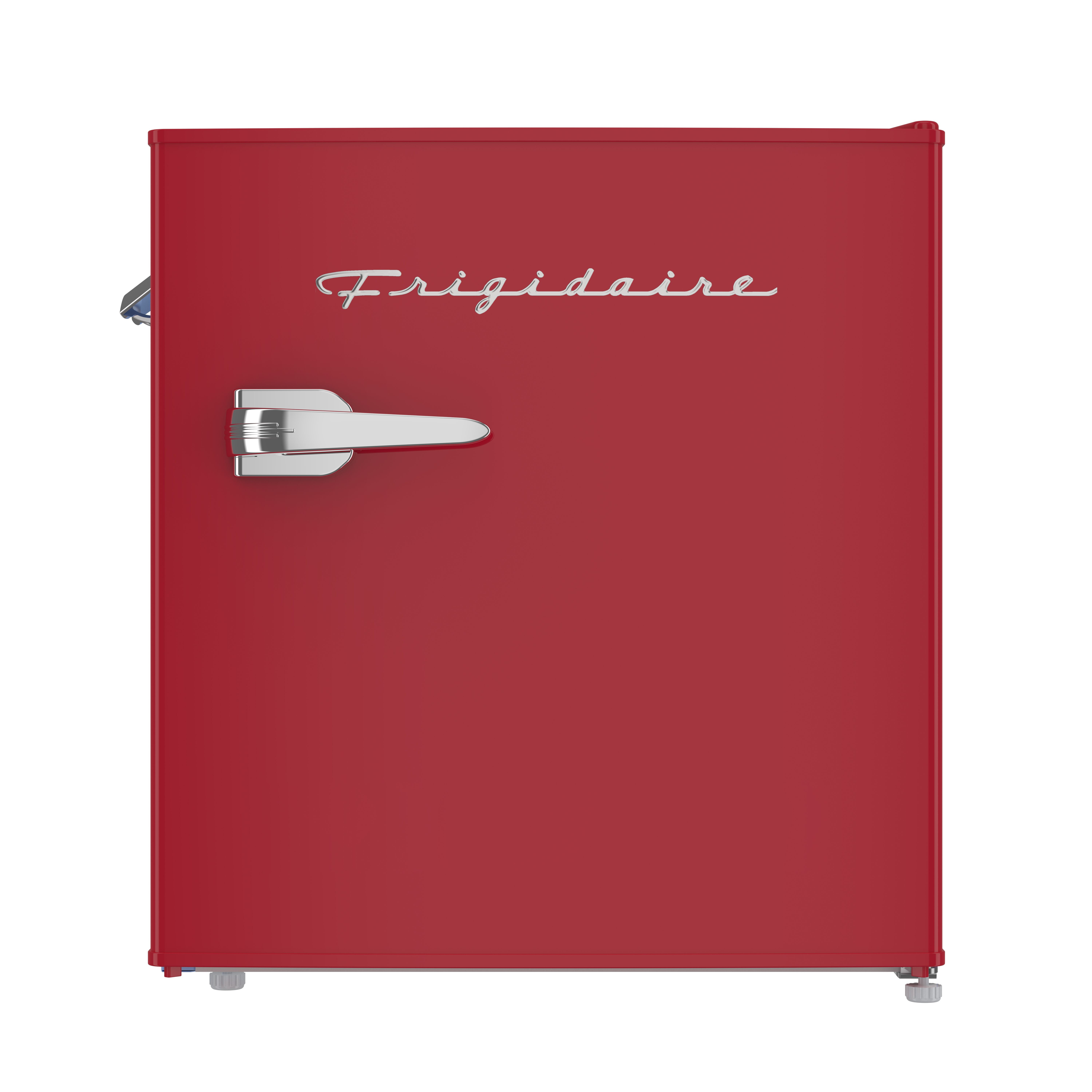 Frigidaire 1.6 Cu Ft Retro Mini Fridge with Side Bottle Opener, Red