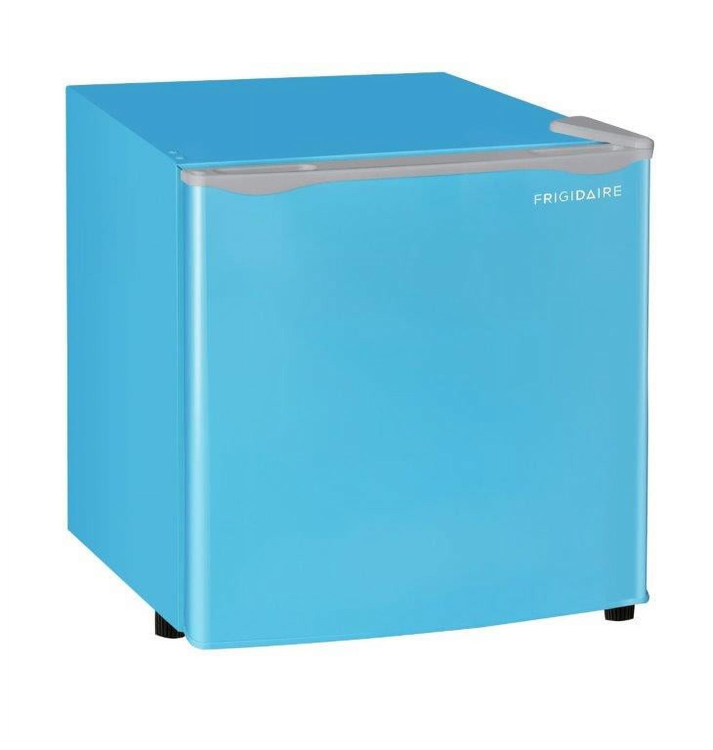 Blue mini hotsell fridge with freezer