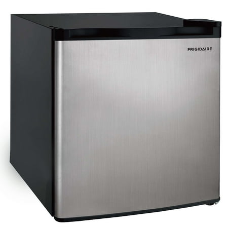Frigidaire 1.6-Cu ft. Compact Refrigerator with Freezer, EFR180, Stainless Steel Door, EFR180-B