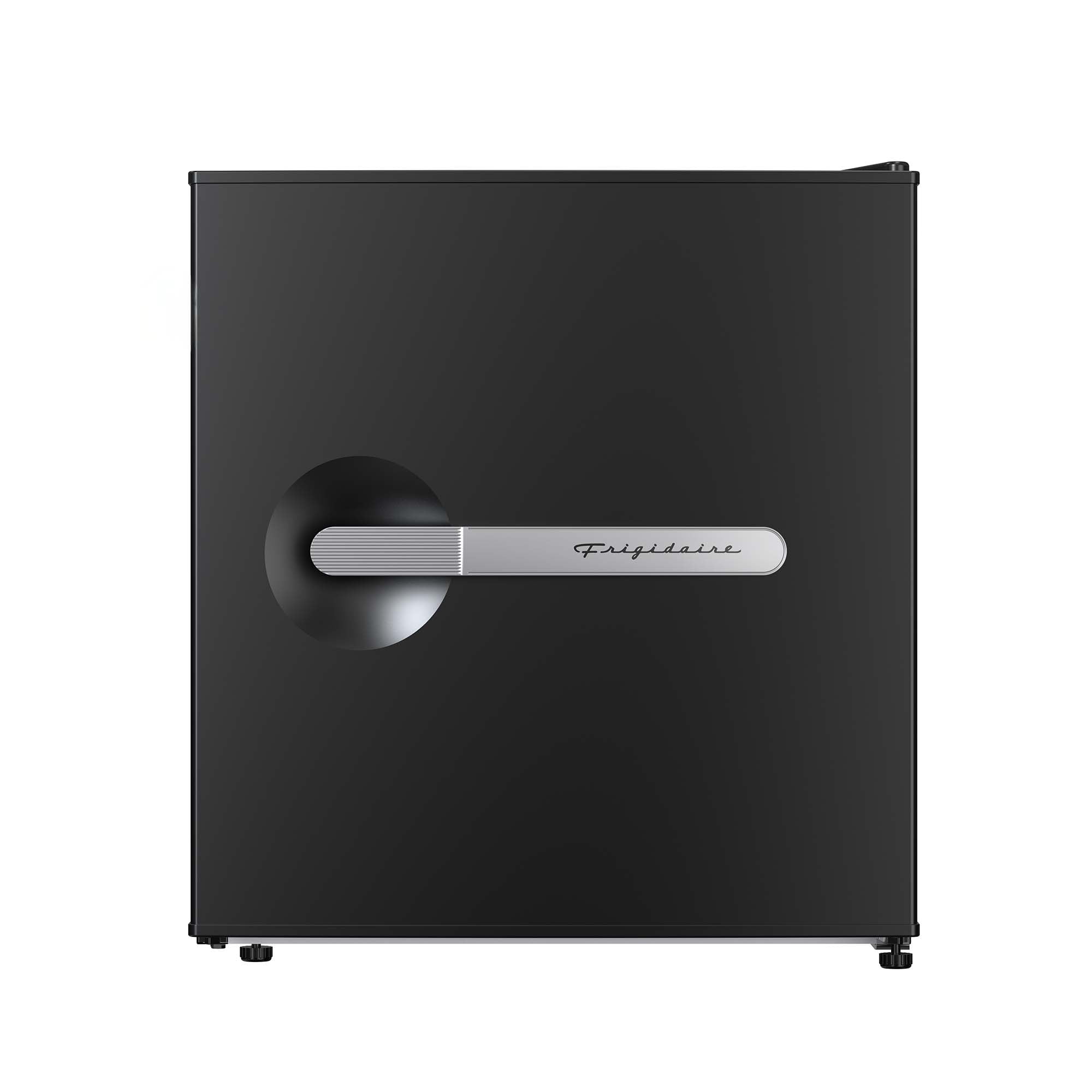 Frigidaire 1.6 Cu. ft. Retro Compact Refrigerator with Chiller Compartment, Mini Fridge for Bedroom, Dorm, Office, Black