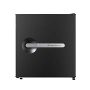 Frigidaire 1.6 Cu. ft. Retro Compact Refrigerator with Chiller Compartment, Mini Fridge for Bedroom, Dorm, Office, Black