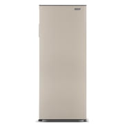 Frigidaire 10 cu. ft. Garage Ready Upright Freezer with Platinum Door & Recessed Handle, Adjustable Temperature Control, Flush Back Design, Efficient Cooling, EFRF1007-SS