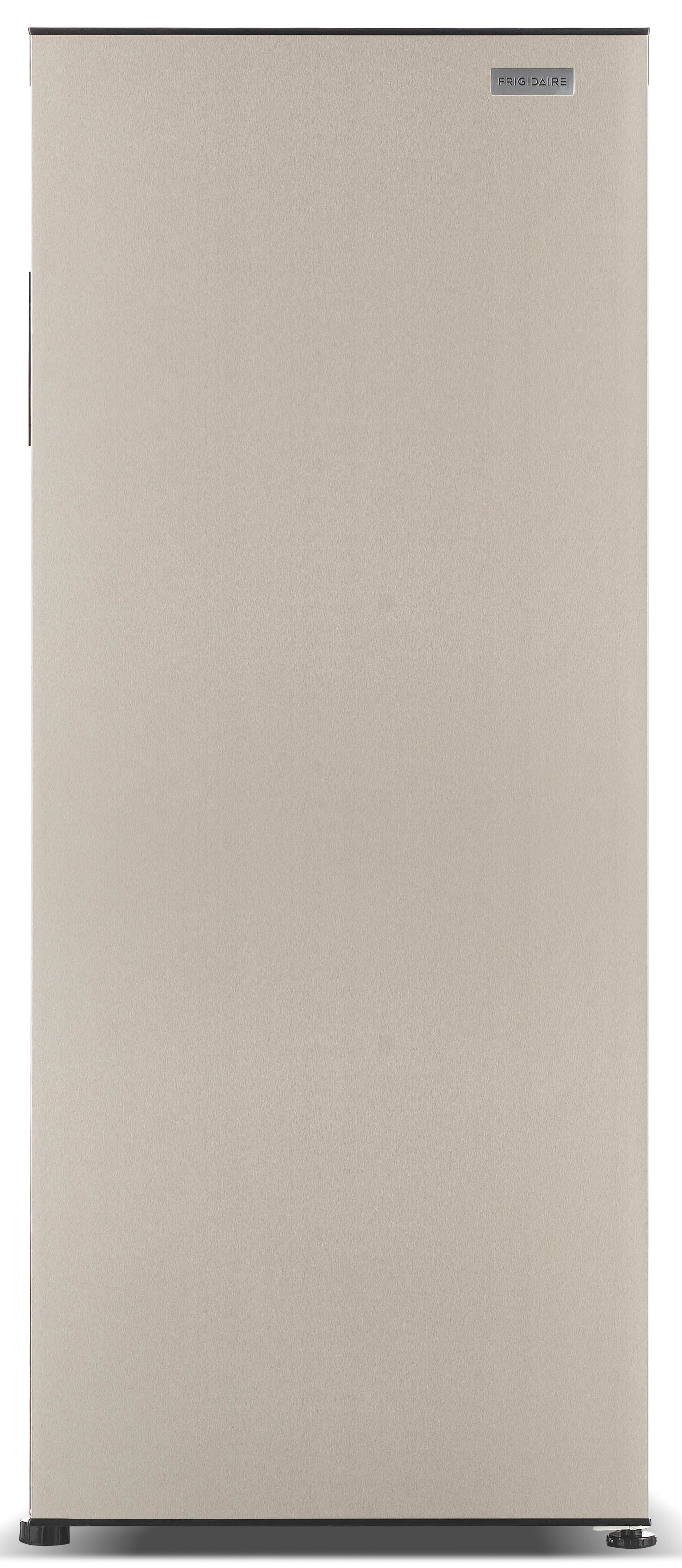Frigidaire 10 cu. ft. Upright Freezer with Platinum Door & Recessed Handle, Adjustable Temperature Control, Flush Back Design, Efficient Cooling, EFRF1007-SS