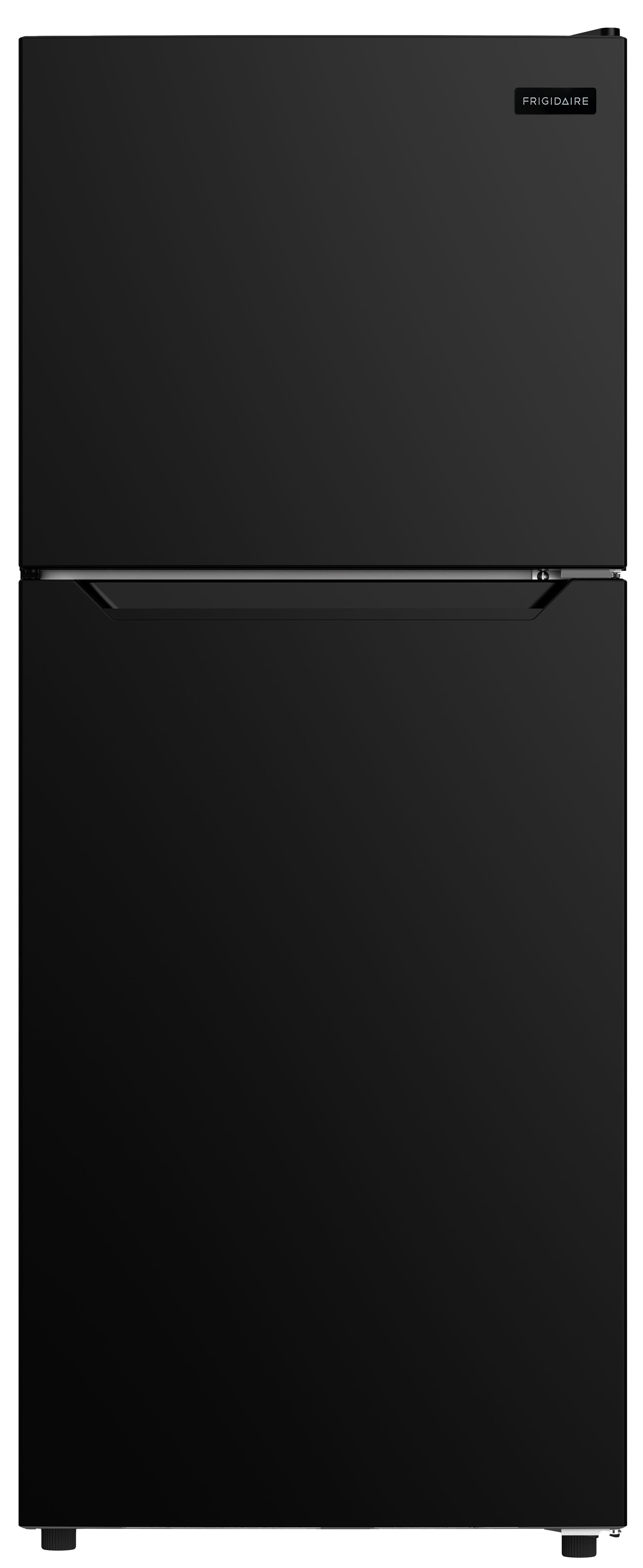 Frigidaire 10 Cu. ft. Top Freezer Refrigerator with Airflow Control, Frost-Free Apartment Size Fridge for Kitchen, Office, Black