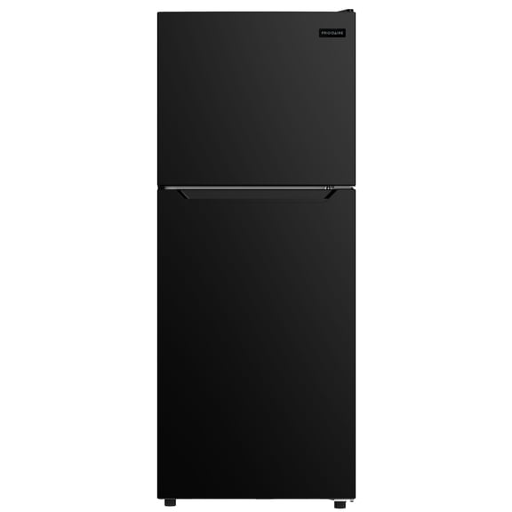 Frigidaire 10 Cu. ft. Top Freezer Refrigerator with Airflow Control, Frost-Free Apartment Size Fridge for Kitchen, Office, Black