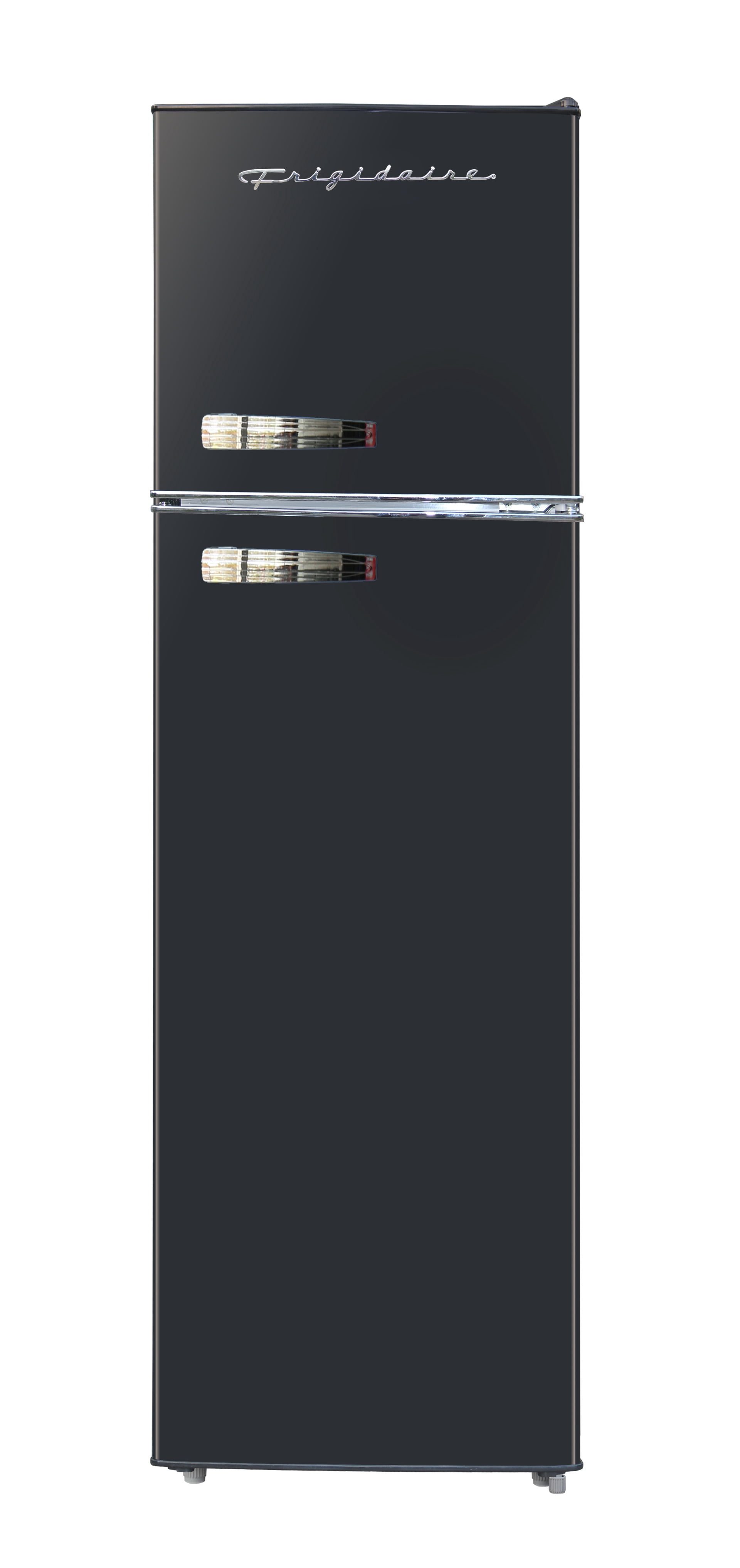Frigidaire 10 Cu. ft. Top Mount Retro Refrigerator, Apartment Size Compact Fridge, Black