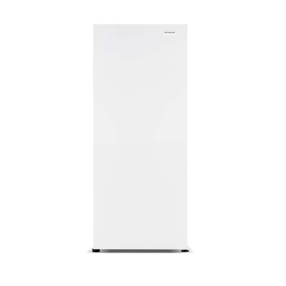 Frigidaire 10 Cu. ft. Garage Ready Upright Freezer, Recessed Handle, Adjustable Temperature Control, Flush Back Design, Efficient Cooling, White