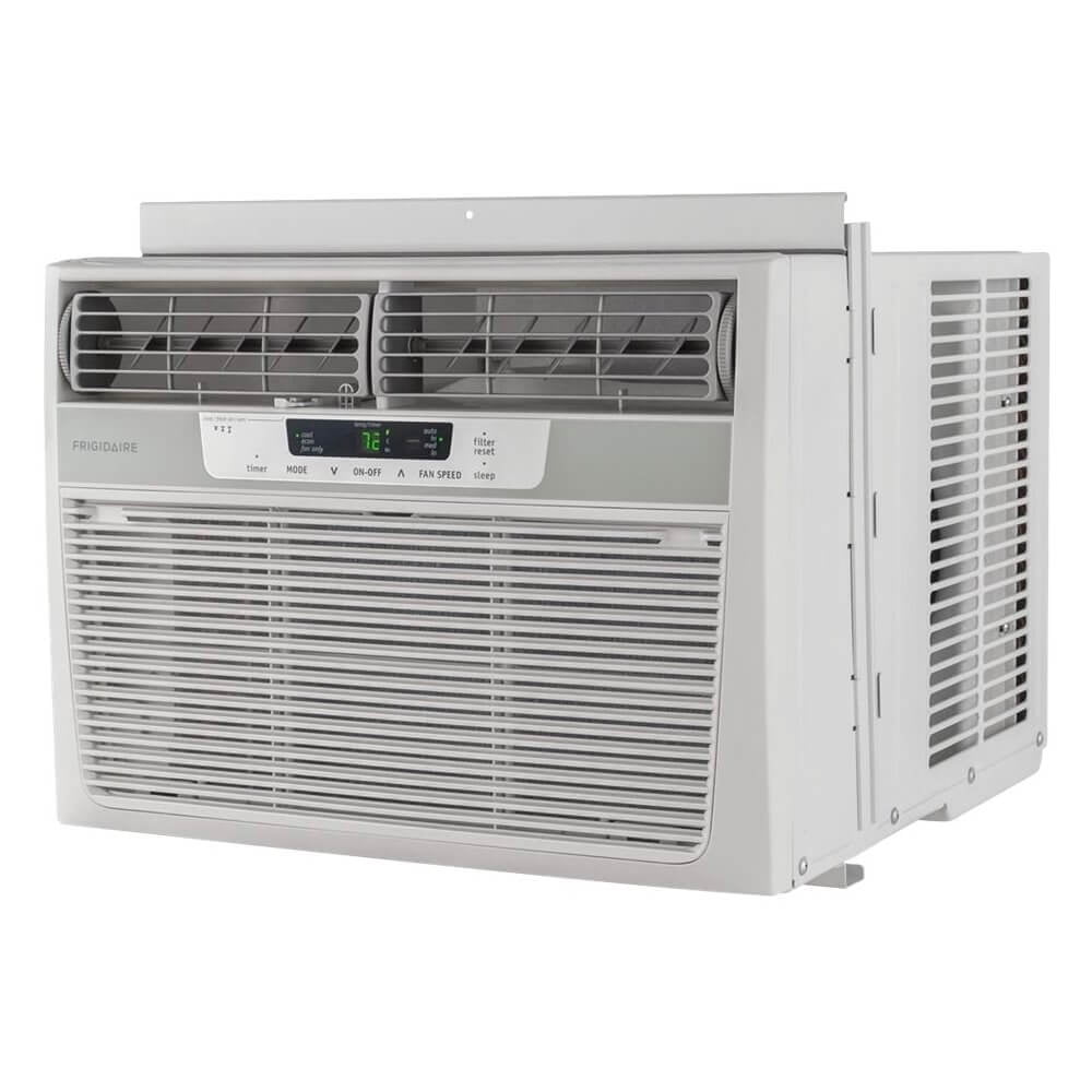 Frigidaire 12,000 BTU 115V Window-Mounted Compact Air Conditioner with Temperature Sensing Remote Control