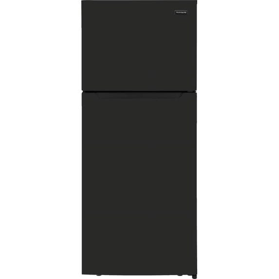 Frigidaire 17.6 Cu. Ft. Top Freezer Refrigerator, Black