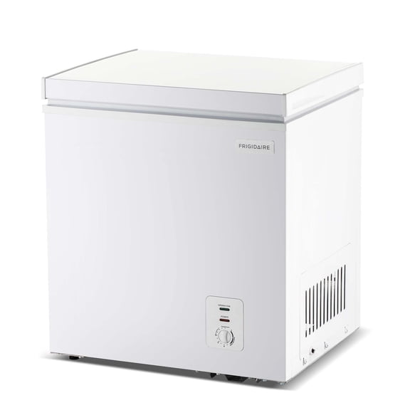 Frigidaire 2.1 Cu. ft. Garage Ready Chest Freezer, Compact Deep Freezer in White