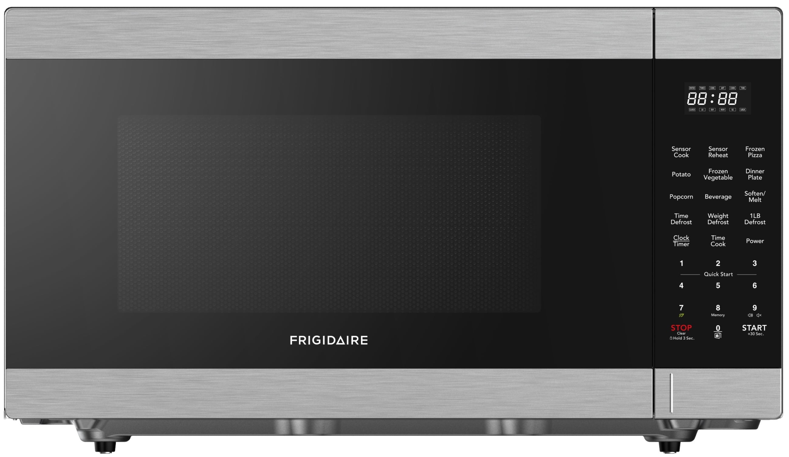 Frigidaire 2.2 Cu. ft. 1200 Watt Countertop Microwave Oven, Stainless Steel