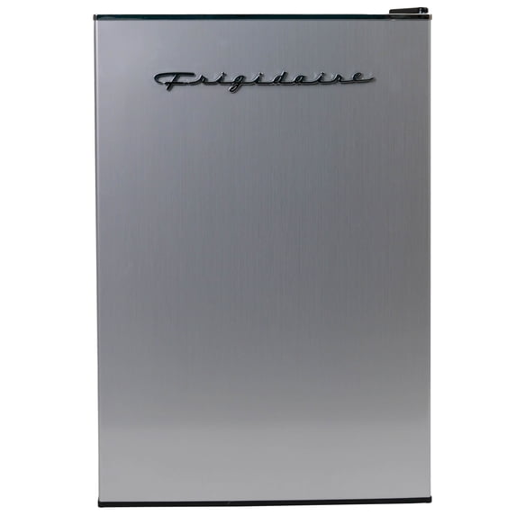 Frigidaire 2.5 Cu. ft. Compact Refrigerator with Chiller Compartment, Space-Saving Mini Fridge for Home, Office, Platinum