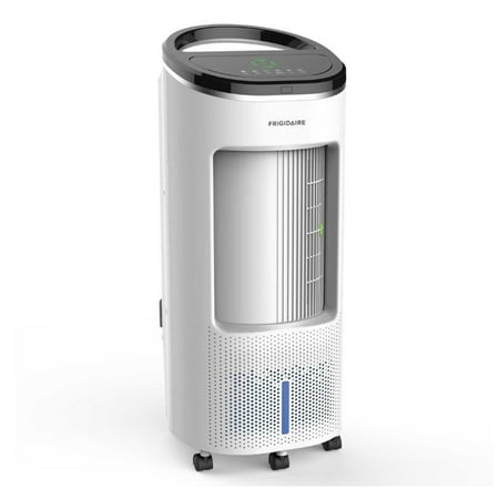 NewAir - Frigidaire 2-in-1 Evaporative Air Cooler and Fan, 250 sq. ft. with Wide Angle Oscillation & 4 Fan Speeds - White