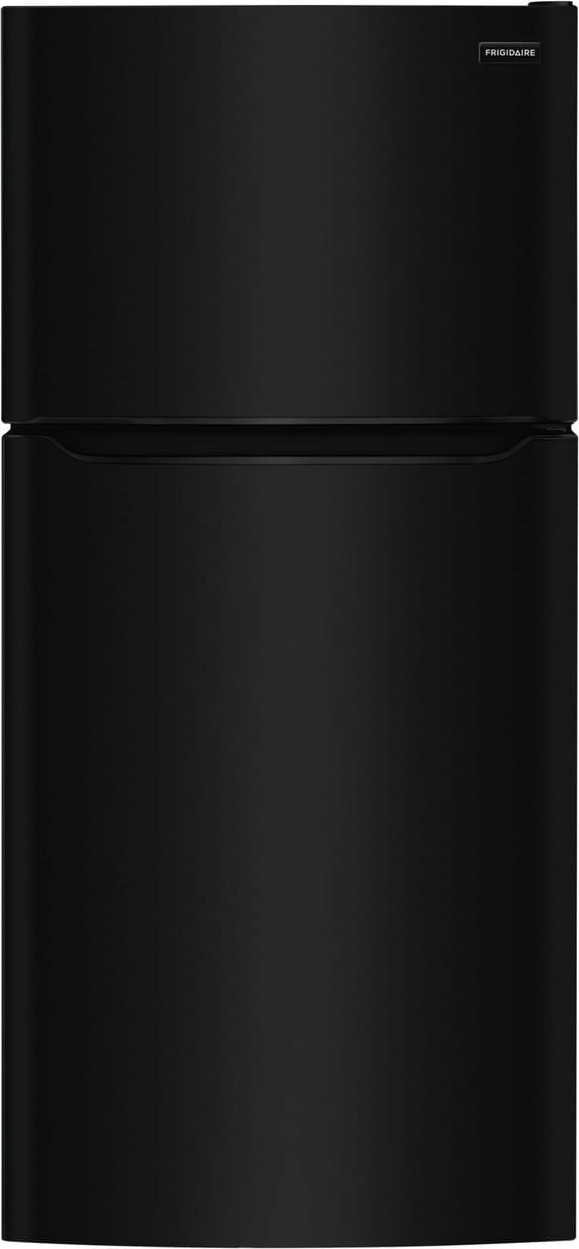 Frigidaire FFTR2045VB 20 Cu Ft Garage Ready Top-Freezer Refrigerator, Black