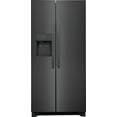 thumbnail image 1 of Frigidaire FRSS2323AD 22.3 Cu. Ft. Standard Depth Side by Side Refrigerator, Black Stainless Steel, 1 of 6