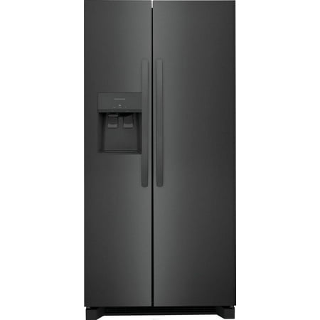 Frigidaire - 22.3 Cu. Ft. Side-by-Side Refrigerator - Black stainless steel
