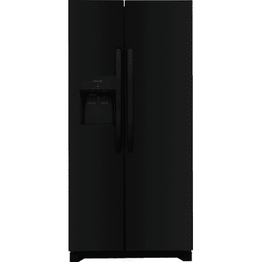 Frigidaire 22.3 Standard-Depth Side by Side Refrigerator, Black