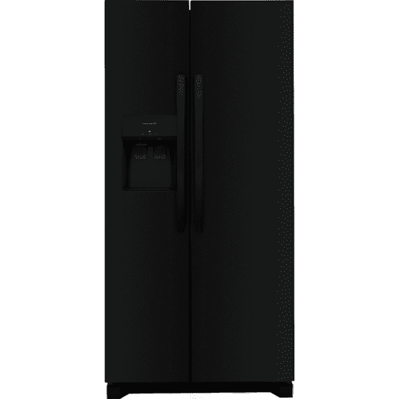 Frigidaire 22.3 Standard-Depth Side by Side Refrigerator, Black